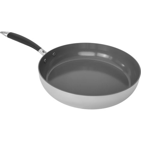 Shiori 撓 Edelstahl 304 Pro Keramikbeschichtete Bratpfanne Induktion 28 cm (1/4)
