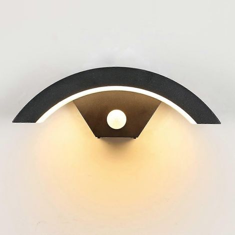 Applique murale extérieure à LED à induction, étanche IP65, imitant la foudre, design en forme de U. (1/5)