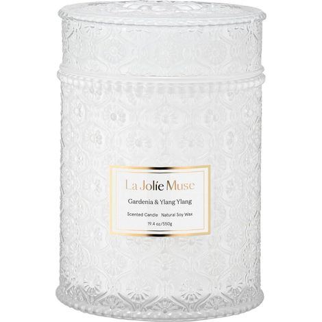 Duftkerze Glas 539g 90h Brenndauer Gardenie & Ylang-Ylang (1/5)
