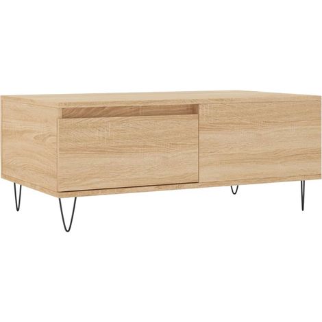 Maison Exclusive - Tavolino Salotto Rovere Sonoma 90x50x36,5 cm Legno Multistrato