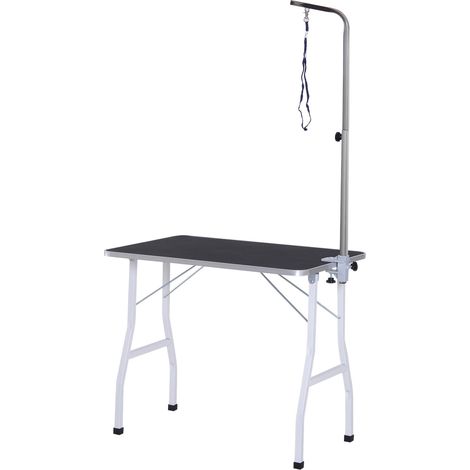 Mesa De Aseo Para Perros, Mesa De Corte Con Eslingas, Para Baño Y Corte De Pelo En El Hogar, Altura Ajustable