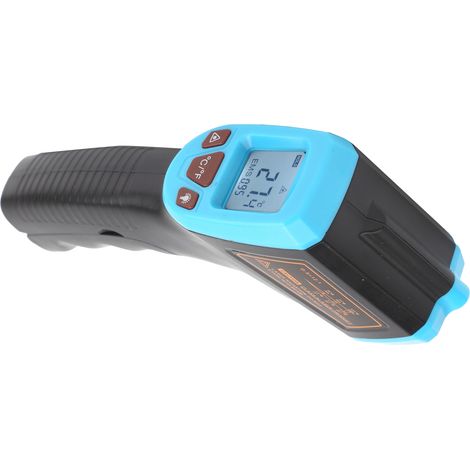 Infrarot-Thermometer mit LCD-Anzeige, Industriethermometer GM320S (Blau) (1/5)