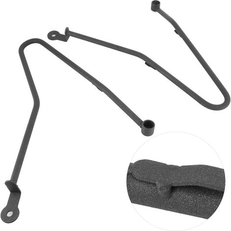 Support de sacoche latérale barre de fixation garde-boue pour Triumph Bonneville T100 Thruxton 900, noir, kit de montage robuste (1/5)