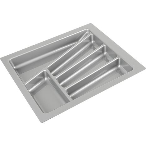 Besteckkasten 380 x 435 mm, silberfarben SANS MARQUE