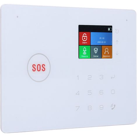 Système d'alarme GSM WiFi Maison Intelligente Sécurité Temps Réel Porte Fenêtre Camping-car Garage 110-240V Prise EU (1/5)