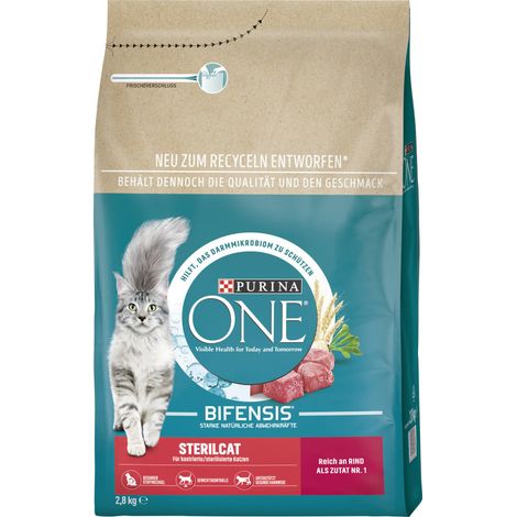 Purina One Katzenfutter reich an Rind 2,8 kg (1/2)