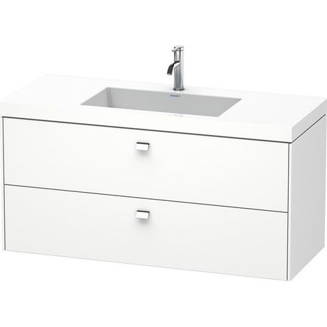 Meuble sous-vasque BRIOSO 613x1200x480mm WT Vero Air Gri ch 1 trou de robinetterie