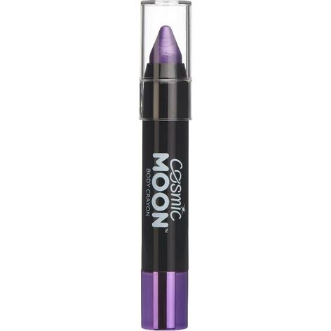Cosmic Moon Metallic Body Crayons - Purple - Single - 3.2g - S11074