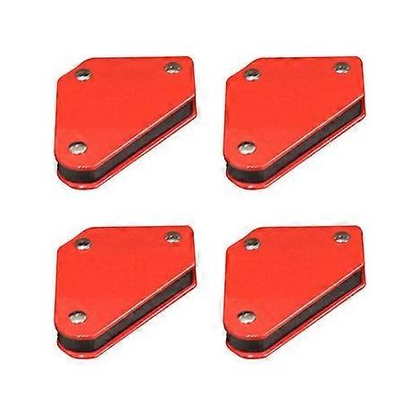 Ensemble de 4 mini supports de soudage magnétiques d'angle de 9 lb, flèches magnétiques pour soudeur ( ) (1/4)