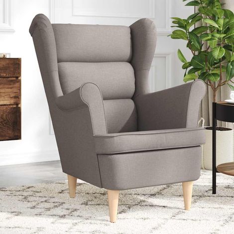 Fauteuil-Chaise de relaxation-Fauteuil Relax taupe 74x84x100 cm tissu 546365 (1/5)