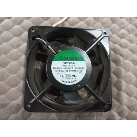 Ventilator 230 V AC 120 x 120 x 38 mm, 2 Kabel 22 W, DP200A 2123XSL.GN, Kaminventilator (1/2)