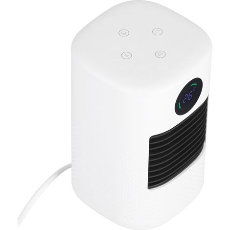 Chauffage soufflant intelligent avec affichage numérique, chauffage rapide, souffleur d'air chaud, tête oscillante à 50°, arrêt automatique, prise CN 220 V (1/5)