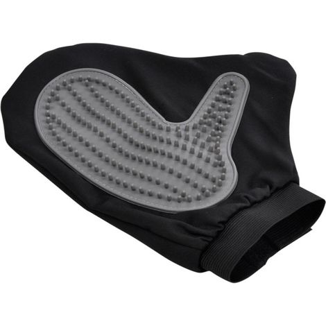 Gant de Brossage pour Chien & Chat "1 Face" 24cm Noir (1/5)