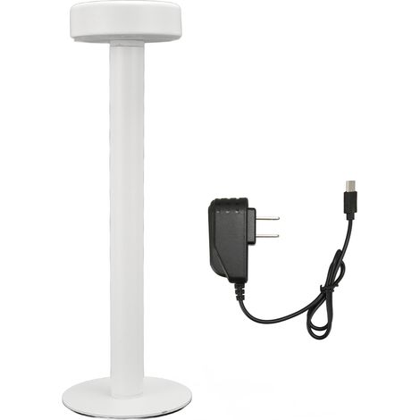 Ortviai Lampe de Bureau Sans Fil LED Rechargeable avec Gradation Continue et Commande Tactile – Style Moderne Métal (1/5)