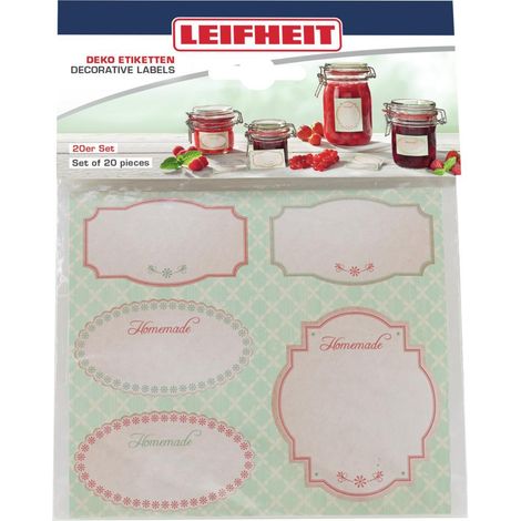 Etiquetas decorativas Leifheit 3217 pastel vintage papel (1/3)