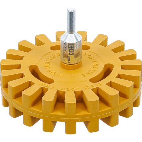 BGS borrador de láminas con lamelas Ø 100 mm - 3999-2