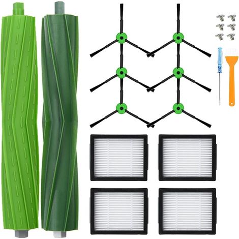 12 Pices rechange pour iRobot Roomba I sries i1 i1+ i3 i3+ i4 i4+ i5 i5+ i6 i6+ i7 i7+ i8 i8+, E sries e5 e6 J sries j5 j6 j7 j8 j9 j5+ j6+ j7+ j8+ j9+(Pas pour le Combo J7+/J9+) (1/5)