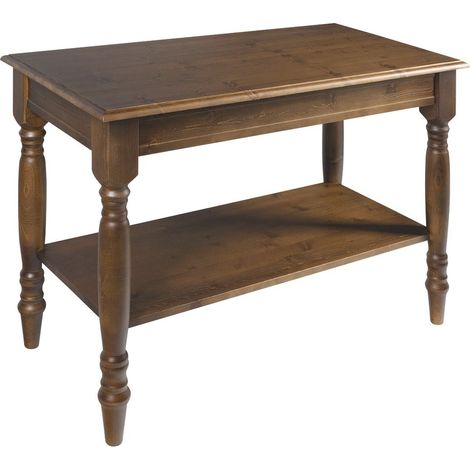 Table vasque CIMBURA 100x50x75cm, épicéa teinté (1/5)