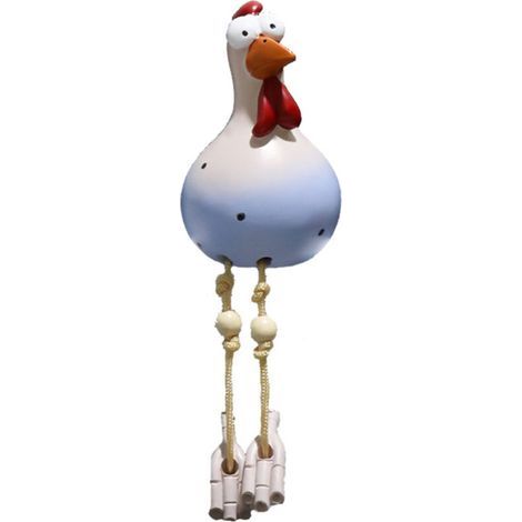 Décoration de clôture avec des poules amusantes - Statues en résine - Décoration intérieure - FS (1/5)