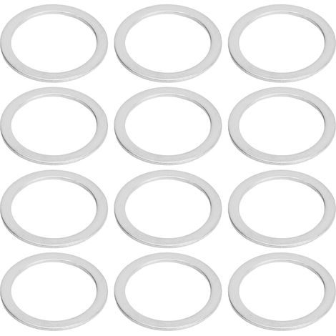 120-teiliges Set aus flachen Edelstahlscheiben und Edelstahldichtungen zur Montage von Lagern, Rädern, Zahnrädern und Schrauben – 4807-1215-0500 (1/5)