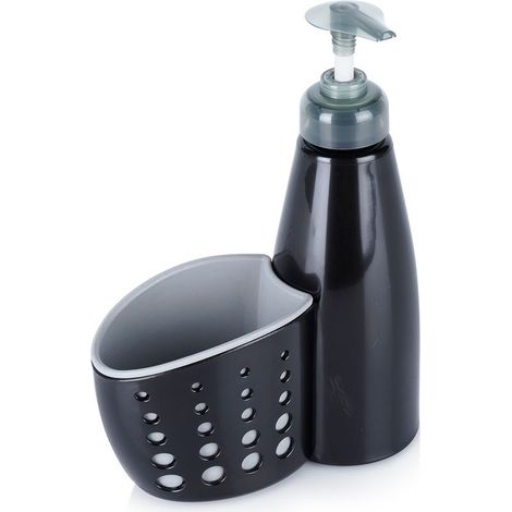 Distributeur de liquide vaisselle avec porte-éponge, 370 ml-Online Store (1/5)