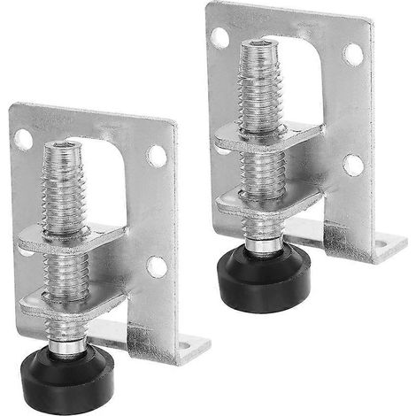 Pieds de nivellement métalliques réglables, ensemble de 6 pièces pour armoires (1/5)
