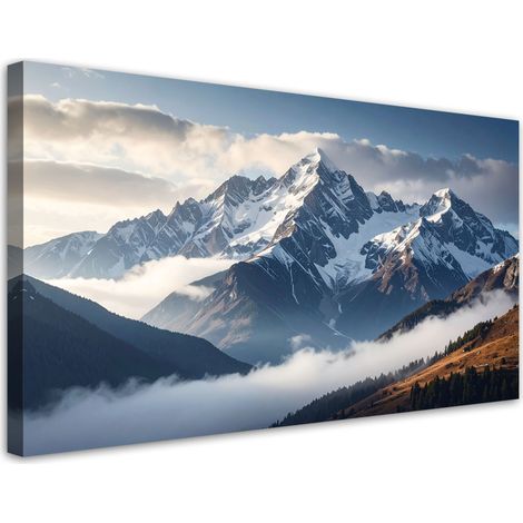 Wandbild Berge Winter Landschaft Natur 100x50 cm (1/5)