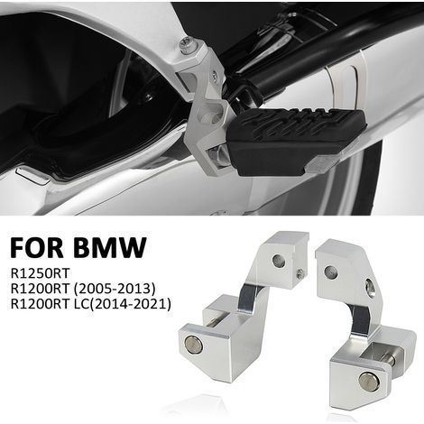 Accessoires et pièces détachées pour motos BMW R1200 RT LC : pédales modifiées et kit de suspension abaissée (1/4)