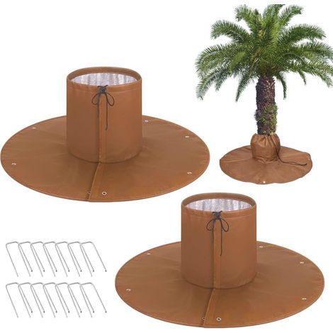 Housse Hivernage Plante Exterieur des Racines, 2 Pièces Protection Plante Hivernage pour Racines Jusqu'à 10-30cm de Diamètre, Protection Hivernale pour Plantes (1/5)