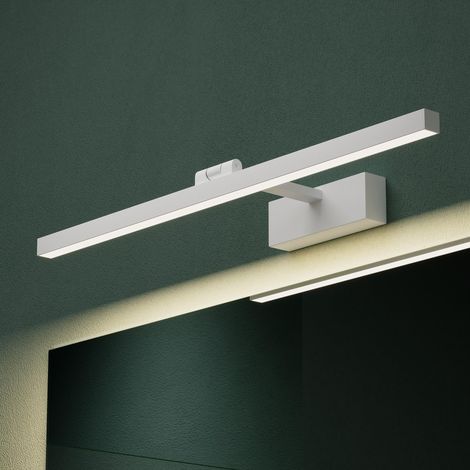 Mai & Mai Spiegelleuchte 60cm LED Badlampe  Spiegellampe, 4000K Badezimmer Lampe  180° Drehbar Sandweiß 14W Strahlenschön (1/5)
