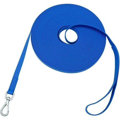 Laisse imperméable pour chien, disponible en 5 m, 10 m, 15 m et 30 m de longueur, résistante aux odeurs, convient aux chiens de petite, moyenne et grande taille (5 m).
