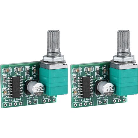 2 Pièces Module Amplificateur Audio Mini PAM8403 5V Numérique Carte de Puissance (1/5)