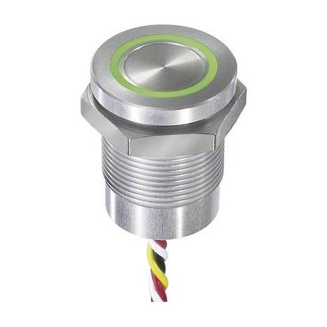 APEM CPB2110000KGSS CPB2110000KGSS Pulsante a sensore 24 V 0.2 A Momentaneo Verde, Rosso IP68, IP69K 1 pz. (1/2)