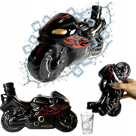 Carafe cadeau originale en céramique pour moto, 0,5 L, pour alcool