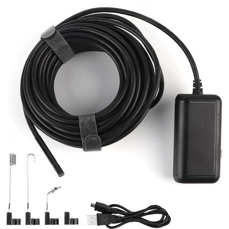 Caméra d'inspection WiFi 5MP 0.2in, endoscope avec 6 LEDs IP67, pour smartphones iOS et Android, modèle de visée (1/5)