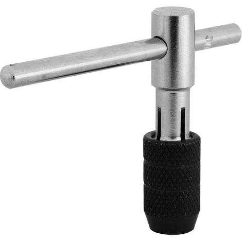 T-Griff-Gewindebohrerschlüssel, mit Spannfutter, Kapazität M3 M6 1/8''-1/4'' Gewindewerkzeug (1/5)