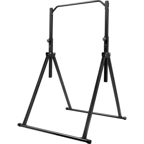 Station de traction, hauteur réglable, construction durable, noir (1/5)