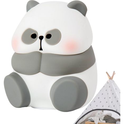 Veilleuse Panda Lampe De Bureau Panda En Silicone (1/5)