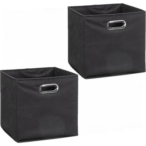 Lot de 2 boites de rangement pliables en tissu MIX'N MODUL