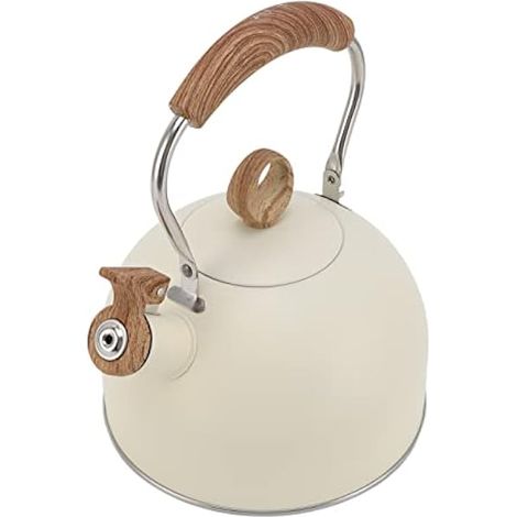 Bouilloire Sifflante Inox 2,5L, Fond Capsulé Chauffage Rapide, Compatible (1/5)