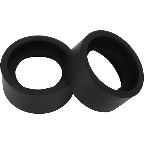 Lot de 2 protections d'oculaire en caoutchouc de 36 mm de diamètre pour microscope stéréo (angle plat) (1/5)