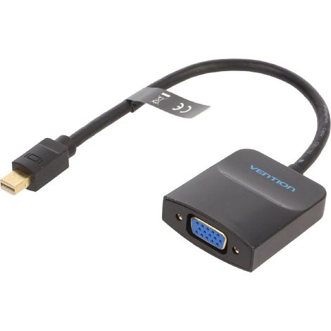 Cable D-Sub femelle vers mini DisplayPort male 0.15m noir