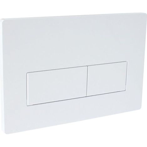 Toilet Trigger Plate for Suspended Toilet Double Flush Button for Sigma 01 20 30 40 (White) (1/5)