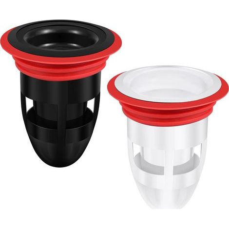 2 pièces anti-retour de sol de douche, bouchon anti-odeur pour cuisine, salle de bain, 6,5 x 5,5 x 3,6 cm (1/5)