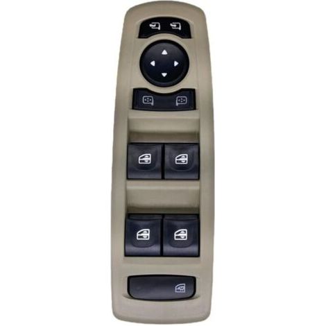 Bouton de commutateur de lève-vitre pour R&enault pour Laguna 3 pour Megane 3 pour Fluence 2008-2016 Bouton Régulateur De Console 254000015R Interrupteur De Commande (Color : Beige) (1/4)