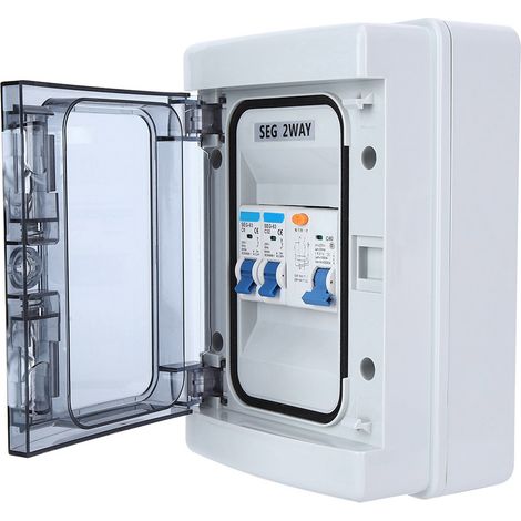 Leitungsschutzschalter mit wasserdichtem Fehlerstromschutzschalter 40A 30mA RCD + 2MCB (6a32A) (1/5)