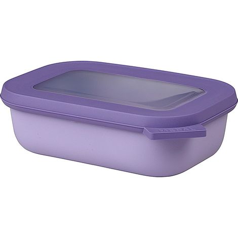 Bol Multifonction Rectangulaire - Boîte Conservation Alimentaire avec Couvercle - Convient comme Boîte de Hermétique pour le Réfrigérateur, Micro-ondes (1/4)