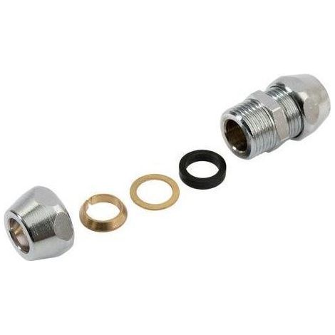 Manguito con juntas hydro-bric 3/8 pulgadas diámetro x10x10mm - n0329 b10