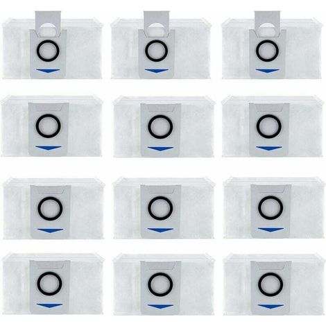 Confezione da 12 sacchetti per aspirapolvere Ecovacs Deebot X1 Omni / X1 e Omni, accessori di ricambio per aspirapolvere, sacchetti per la polvere (1/4)