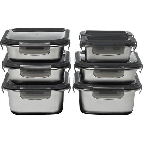 LAGUIOLE CUISSON - 7 boîtes rectangulaires inox